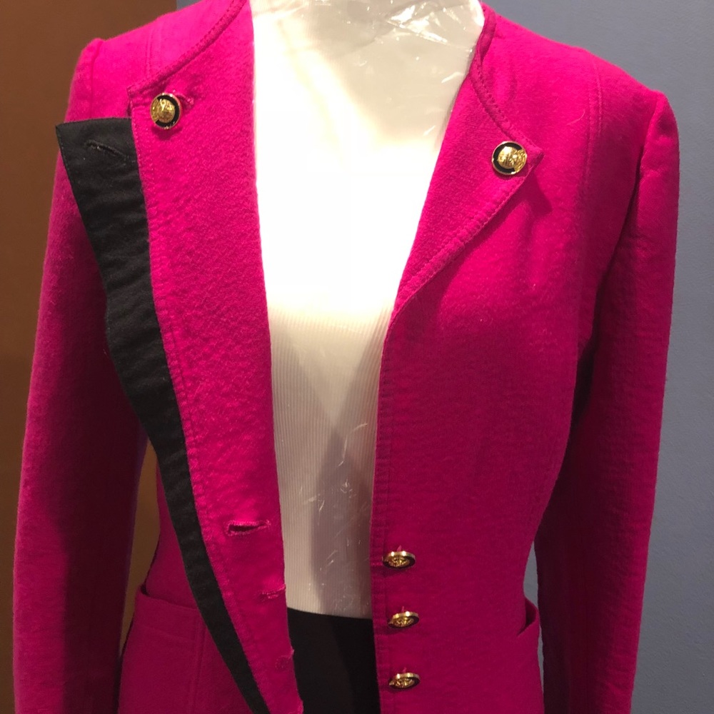 Gorgeous pink and black blazer